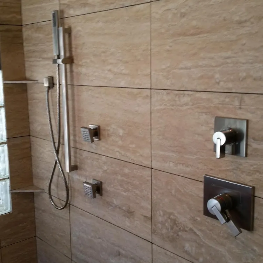 Shower fixture installation for Frozen Pipe Repair in Key Biscayne